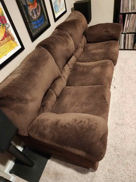 Photo of free 84" Brown Sofa (Asbury Park) #2