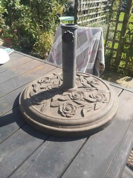 Photo of free Parasol base (Stewkley LU7) #1