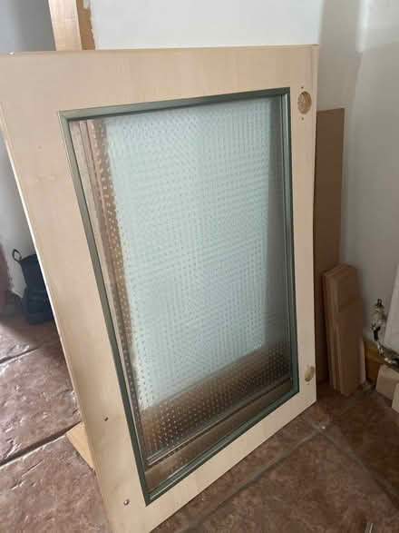 Photo of free 2 glass kitchen cupboard doors (Kirkintilloch G66) #1