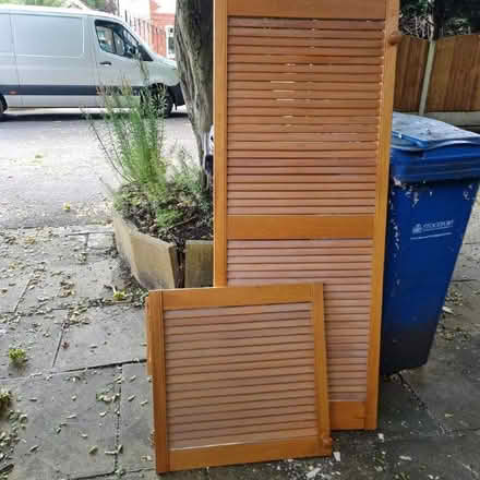 Photo of free Slatted airing cupboard doors (Cheadle Hulme SK8) #1