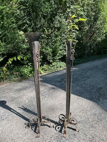 Photo of free Two Victorian metal garden stands (NW Evanston) #1