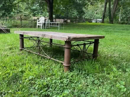 Photo of free Metal/wood coffee table (Danbury) #2