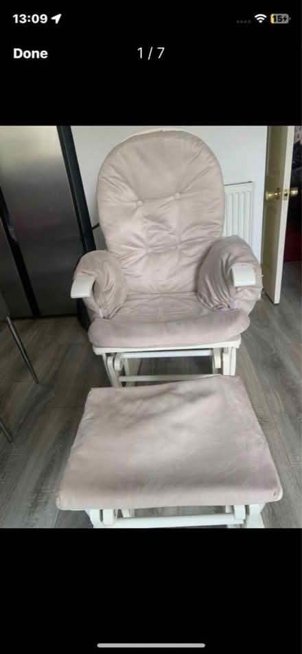 Photo of free Reclining Nursing Chair & Stool (Highworth SN6) #1