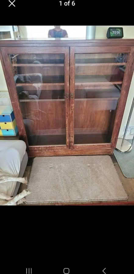 Photo of free Glass fronted cabinet (Selmeston BN26) #1