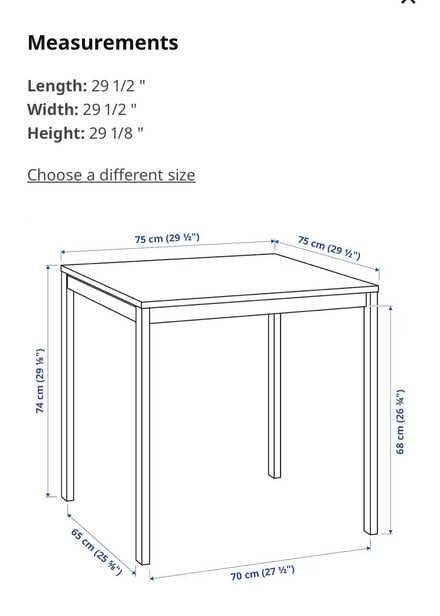 Photo of free small kitchen table and stools (North Capitol Hill) #2