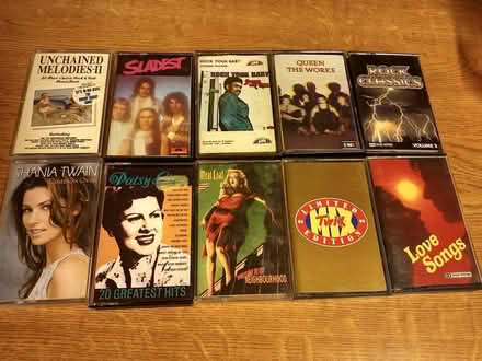 Photo of free 13 VHS tapes & 10 casette tapes (Pontefract) #1