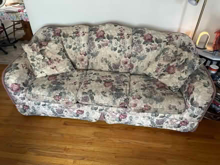 Photo of free Floral Pattern Sofa (Endwell, NY) #1