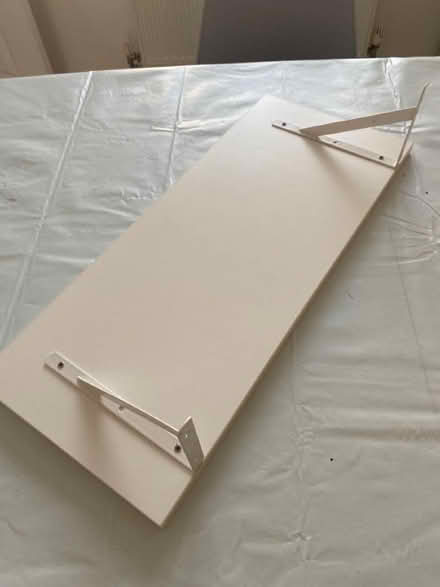Photo of free Two identical white shelves (Brook End SG5) #2