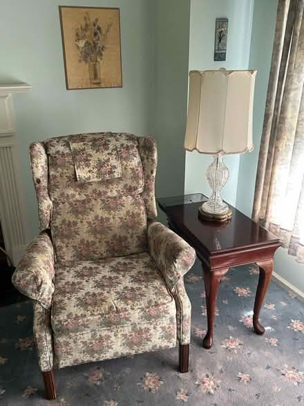 Photo of free Matching Fabric Recliners (Kenneth Rd Morris Plains NJ) #2