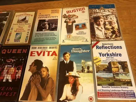 Photo of free 13 VHS tapes & 10 casette tapes (Pontefract) #2