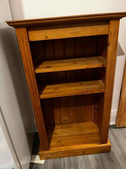 Photo of free Solid pine shelving unit (HX3) #1