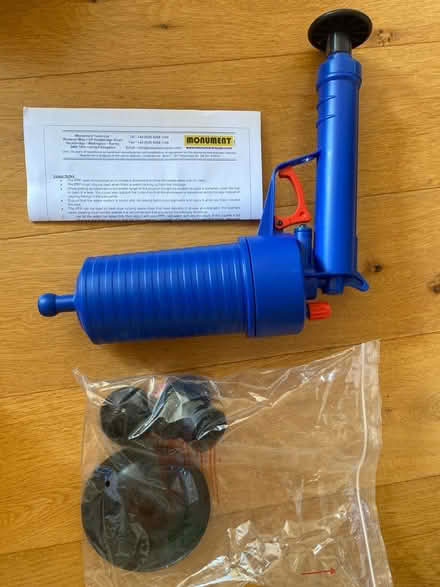Photo of free Sink and drain unblocker (N5 Highbury) #1