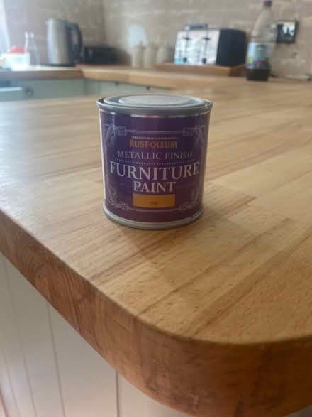 Photo of free Gold metallic furniture paint (Hesketh Bank PR4) #1