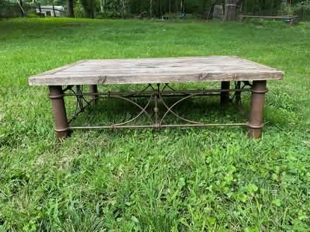 Photo of free Metal/wood coffee table (Danbury) #1