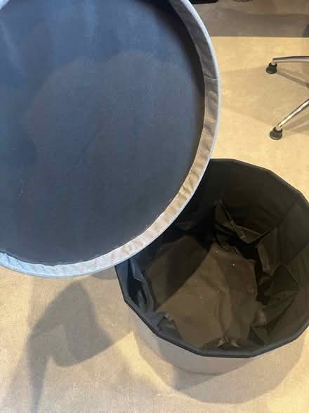 Photo of free Grey Storage Stool (SW17) #1