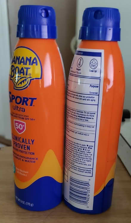Photo of free Banana Boat Sport 50+ Sunscreen (Wayne, MI, Newburgh/Glenwood) #1