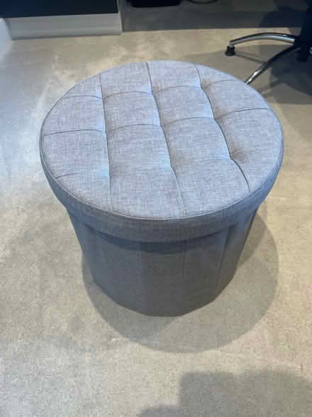 Photo of free Grey Storage Stool (SW17) #2