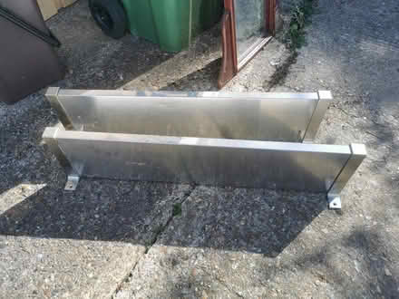 Photo of free 2 x stainless steel shelfs (DA7) #1