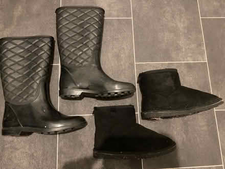Photo of free Fleece lined wellies and slippers (Eastwood (G43)) #2