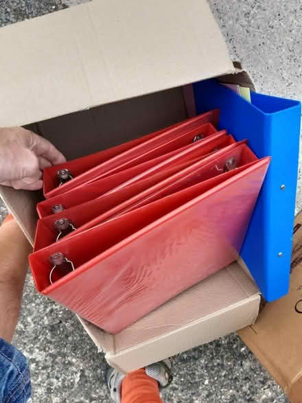 Photo of free Ring binders (Scotches DE56) #2