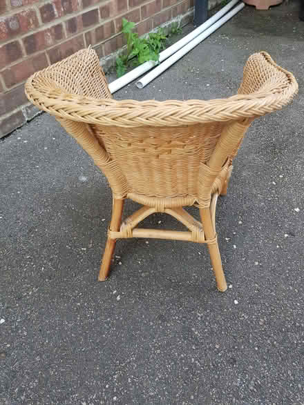 Photo of free Childs wicker chair (ME16 Allington) #3