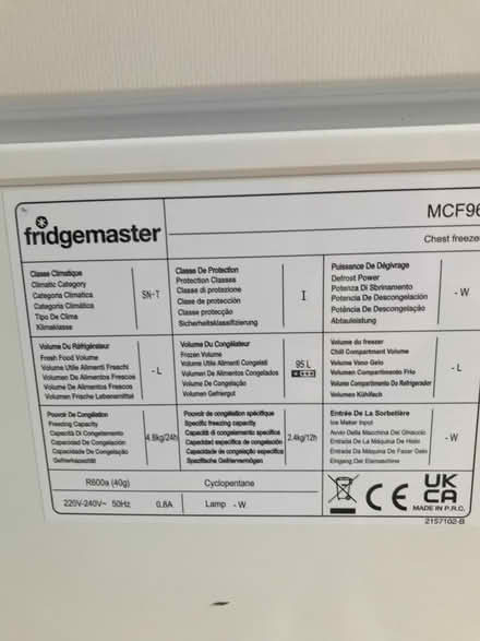 Photo of free Small Chest Freezer (Alpington NR14) #2