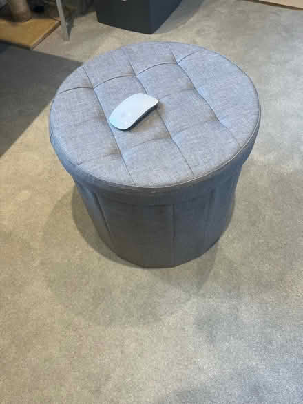 Photo of free Grey Storage Stool (SW17) #4