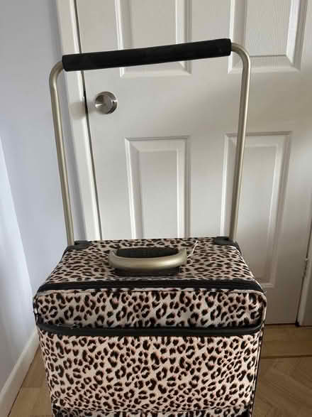 Photo of free Medium animal print suitcase (Hoylake CH47) #1