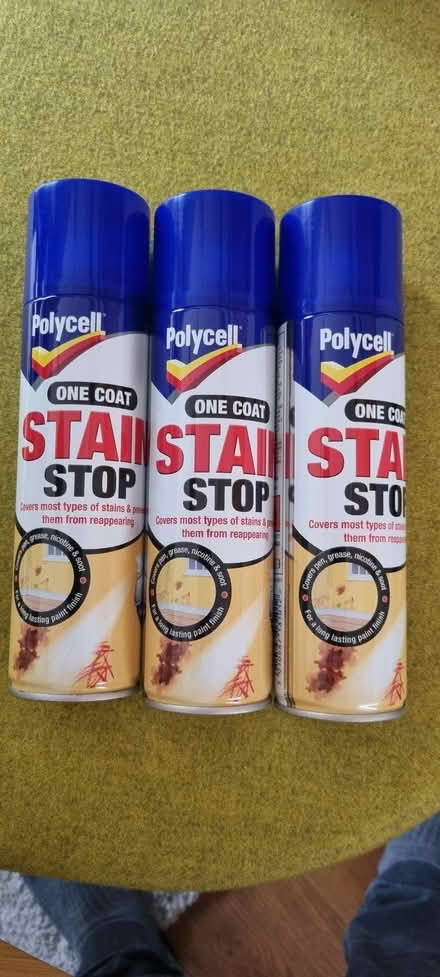 Photo of free Stain stop 3 tins & 1 Tub of Fix & Grout. (Caldecott OX14) #1
