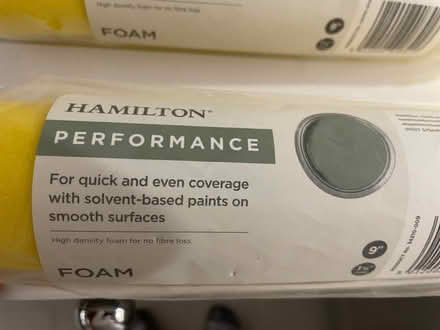Photo of free 3 Hamilton Paint foam rollers 9” (Trumpington Ward CB2) #1