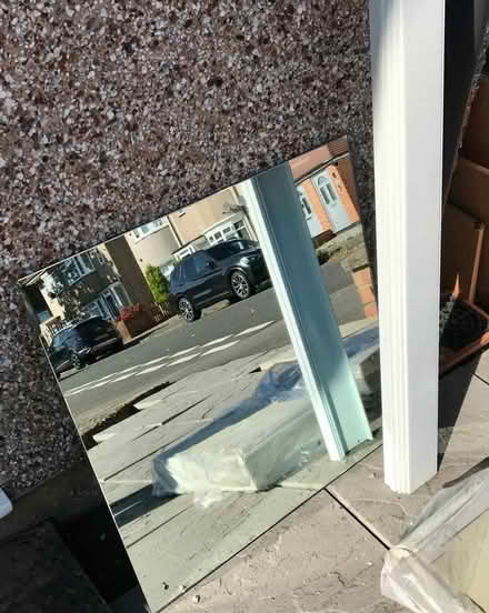 Photo of free Mirror 60cm X 60cm (pre-drilled holes) (Ruislip HA4) #1