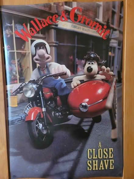 Photo of free Large Wallace & Gromit poster (Cameron Toll, EH16) #1