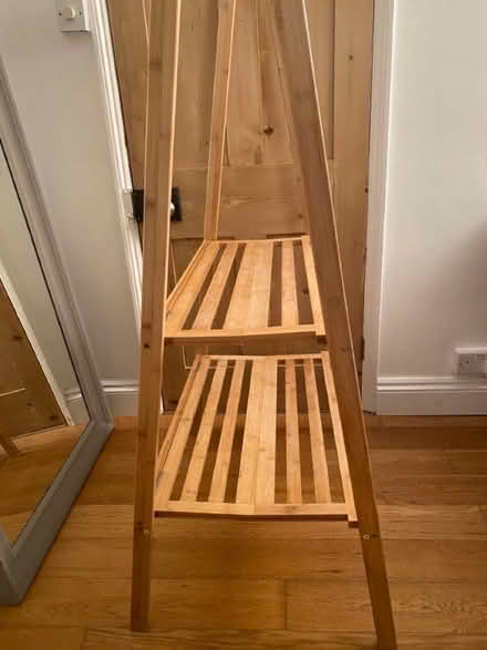 Photo of free Wooden clothes rack hanger (Hove Station area BN3) #2