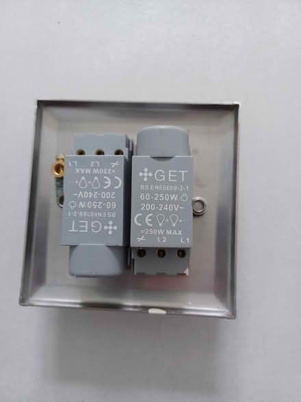 Photo of free Brushed Steel Dimmer Switch (NG18 off Sutton Road) #1