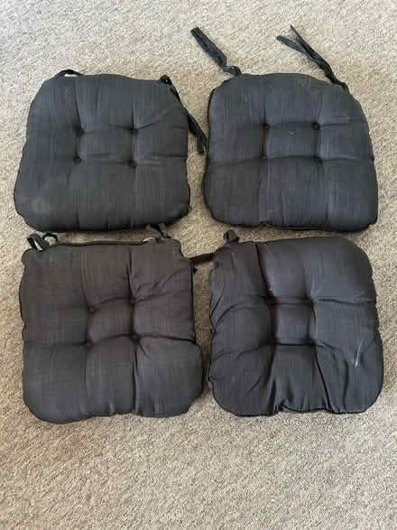 Photo of free 4 chair cushions (Sudbrooke LN2) #1