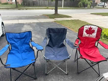 Photo of free Used folding Chairs 3x (Winston Churchill and Derry) #1