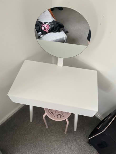 Photo of free White Make Up Desk & Stool (Wolverhampton) #2