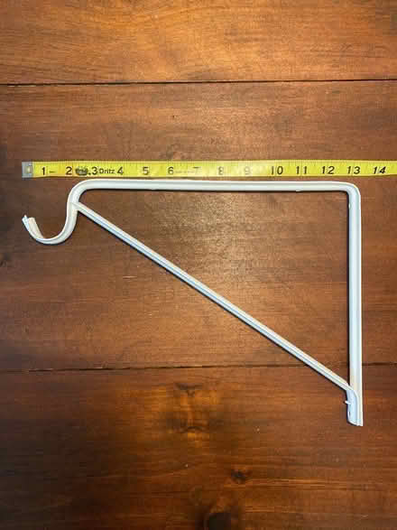 Photo of free White Shelf / rod support rack (Capitol Hill, Duncan St NE) #2