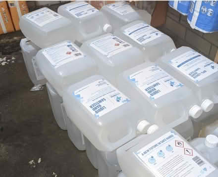 Photo of free 5 litre bottle, 80% hand sanitiser (Inverleith EH3) #1