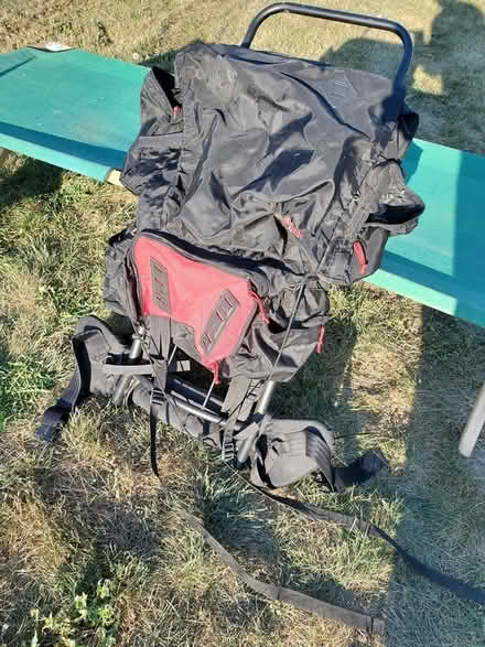 Photo of free Camp cot and backpack (Fox River Shores, Island Lake) #1