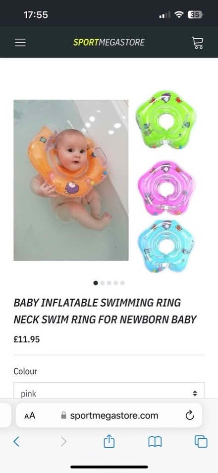 Photo of free Baby inflatable swimming ring (Attenborough NG9) #2
