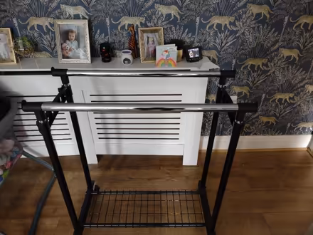 Photo of free Double clothes rail (M43) #1
