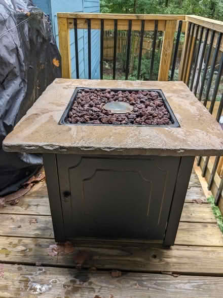Photo of free Outdoor Propane Fireplace (Marietta, near Pope HS) #3