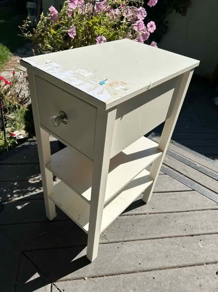 Photo of free Side table with drawer (Port Credit) #1