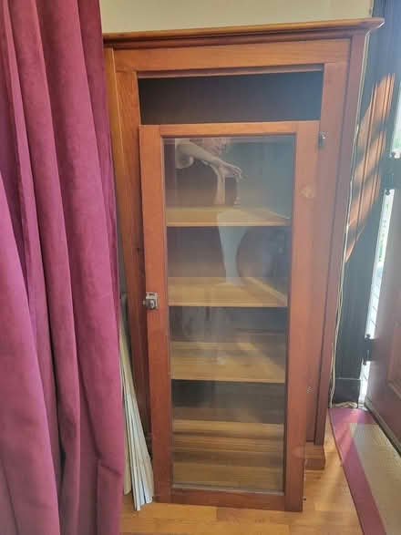 Photo of free shabby chic wooden cabinet/shelving (Roxbury) #1