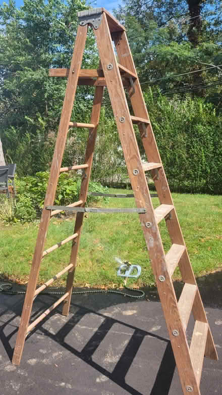 Photo of free Ladder - 8 foot wodden (Bala Cynwyd) #1