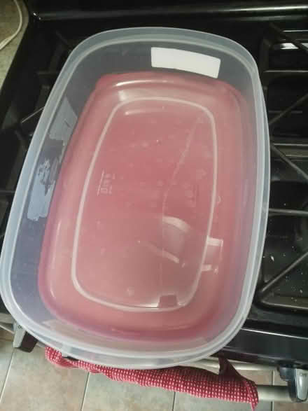 Photo of free Rubbermaid container (Woodley Park) #2