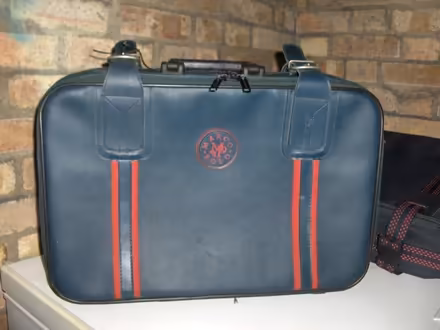 Photo of free Small Navy suitcase - no wheels. (Great Totham CM9) #2
