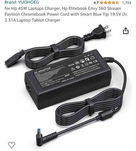 Photo of Hp Laptop charger (Thornton) #1