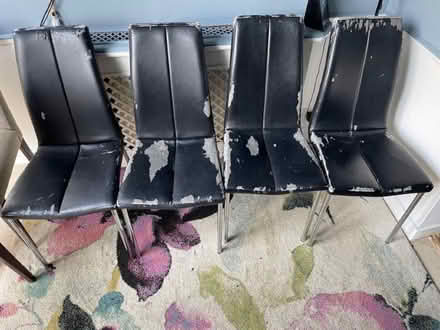 Photo of free 4 dining chairs (Chessington KT9) #1